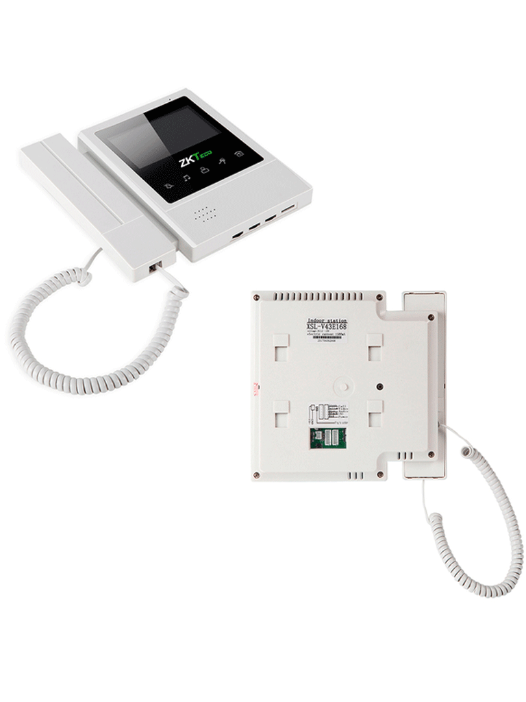 ZKTECO VDP04B4 Kit - Kit de Videoportero Analógico con 1