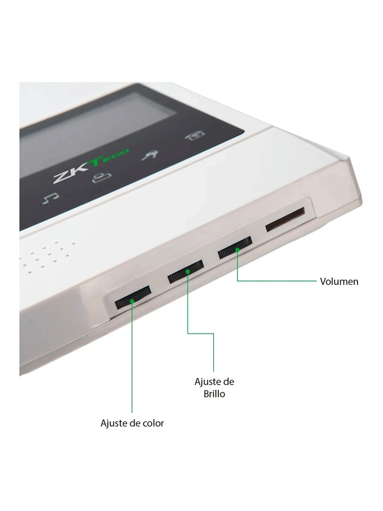 ZKTECO VDPIB4 - Monitor LCD de 4.3 pulgadas para Videoportero