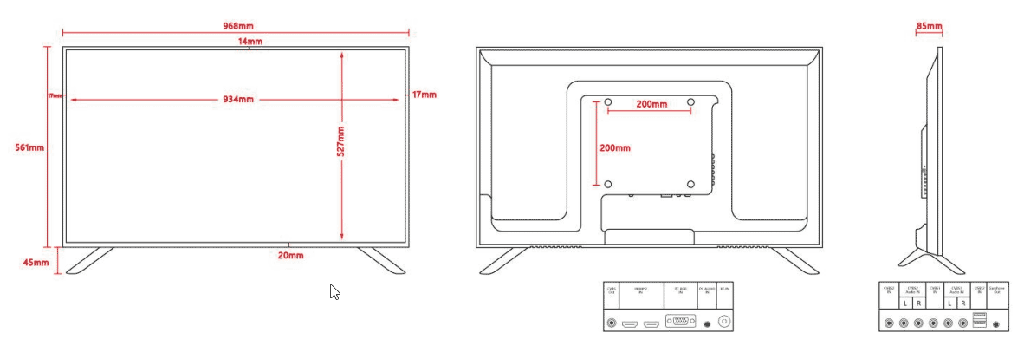 ZKTECO ZD434K-Monitor LED UHD Profesional de 43 pulgadas / Resolución