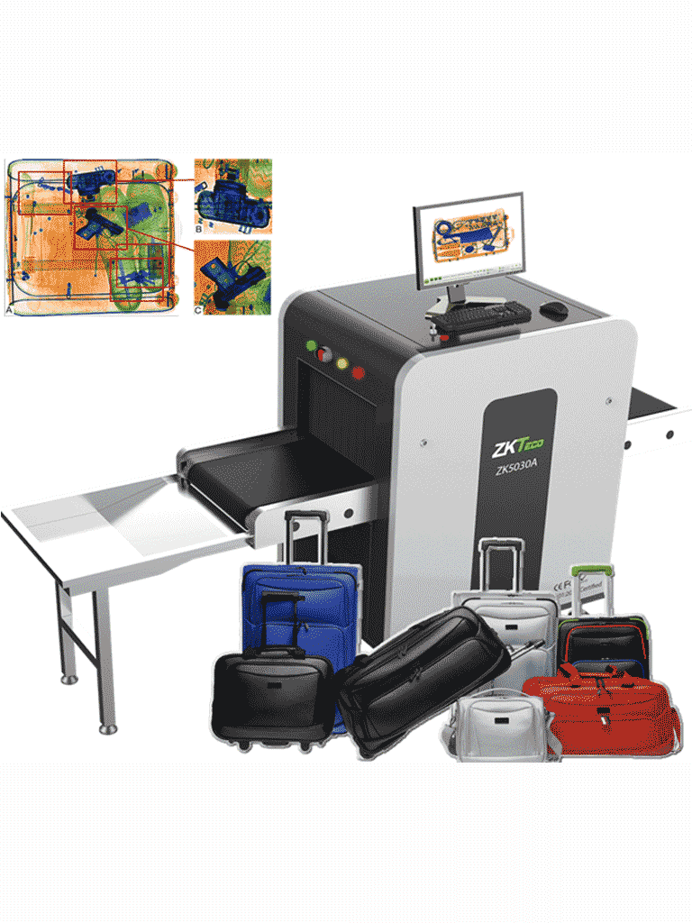 ZKTECO ZKX5030A - Máquina de  Rayos X para equipaje