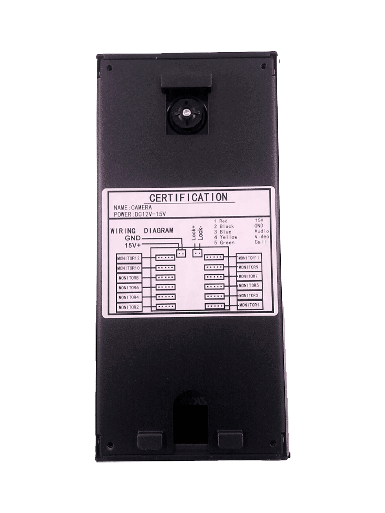 ZKTeco VE06A01PAQ4P - Paquete de Videoportero para 6 Departamentos VE06A01