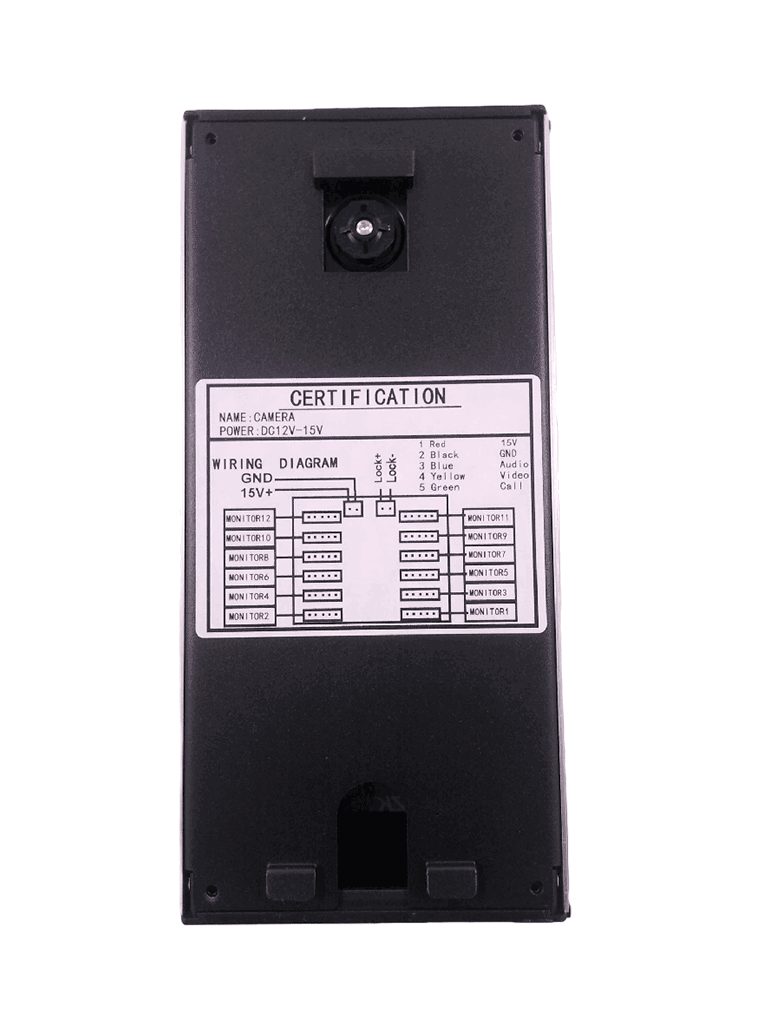 ZKTeco VE06A01PAQ7P- Paquete de Videoportero para 6 Departamentos VE06A01 con