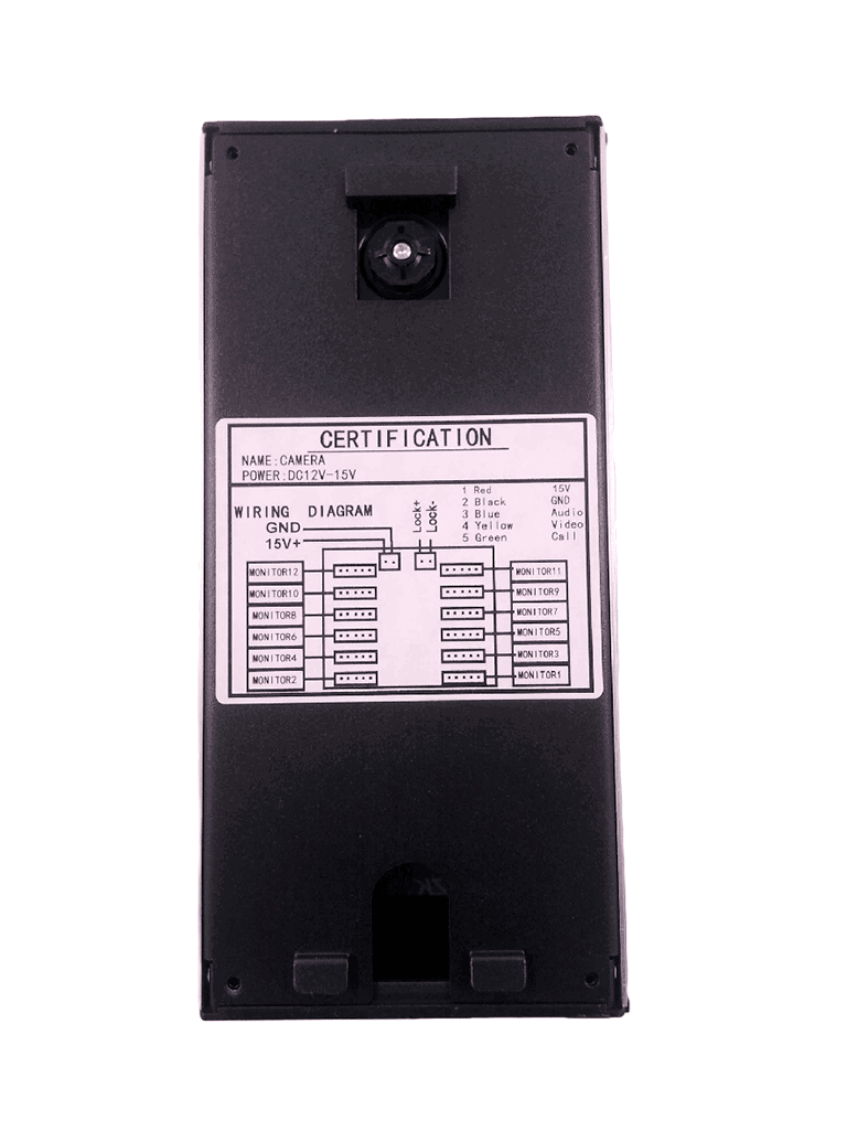ZKTeco VE08A01PAQ4P - Paquete de Videoportero para 8 Departamentos VE08A01