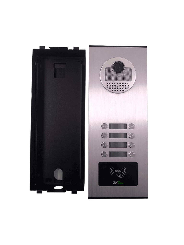 ZKTeco VE08A01PAQ7P - Paquete de Videoportero para 8 Departamentos VE08A01