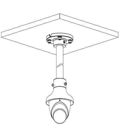 DAHUA DH-IPC-HDW3841EM-S-S2 - Camara IP Domo de 8 Megapixeles/ Eyeball/ WizSense/ Lente de 2.8mm/ Ranura para MicroSD/ IR de 30 Metros/ SMD 4.0/ AI SSA/ IP67/ PoE/ 