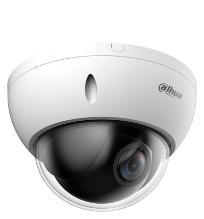 DAHUA SD22204DB-GNY - Camara IP PTZ de 2 Megapixeles/ WizSense/ 4x de Zoom Optico/ Starlight/ Deteccion Facial/ SMD 3.0/ Antivandalica IK10/ Exterior IP66/  Protección Perimetral/ Ranura para MicroSD/ PoE/ #LoNuevo