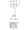 DAHUA DH-SD6CE245GB-HNR - Camara IP PTZ de 2 Megapixeles/ WizSense/ 45x de Zoom Optico/ Starlight/ 250 Metros de IR/ Autotracking 3.0/ SMD 4.0/ Detección de Rostros/ Protección Perimetral/ PoE+/ IP67/ ik10/ #LoNuevo