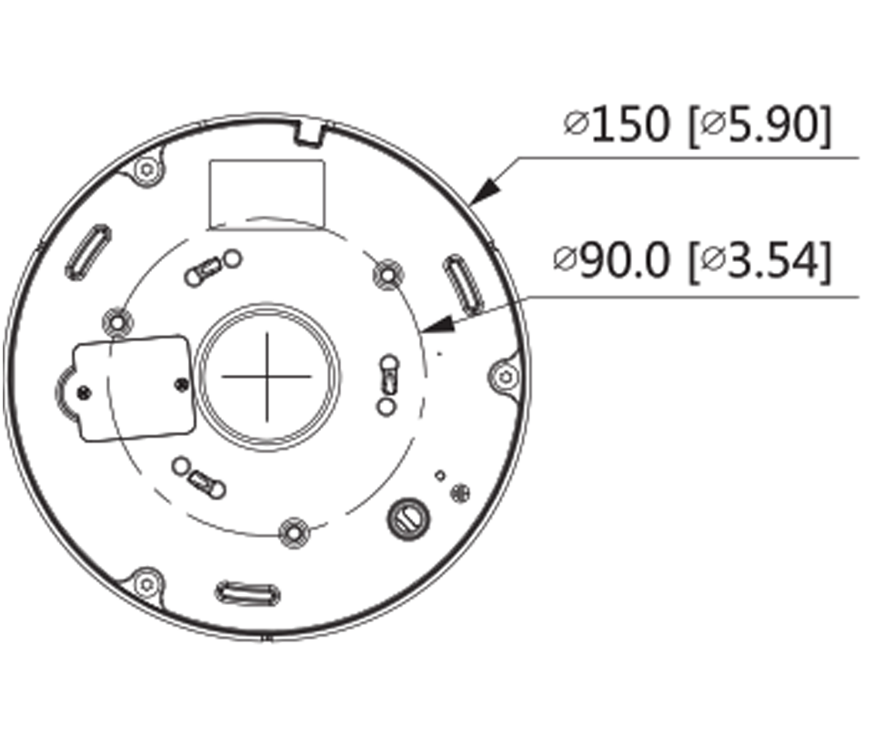 DAHUA IPC-EBW81242N - Cámara IP Fisheye Resolución de 12 MP/ Lente 1.85mm/ ∢ 360/ IR 10 mts/ IA WizMind/ Conteo de Personas/ Cantidad de Personas en Áreas/ Mapa de Calor/ PoE/ DWDR/ H.265/ IP67/ IK10/ E&S Alarma/ E&S Audio/ 