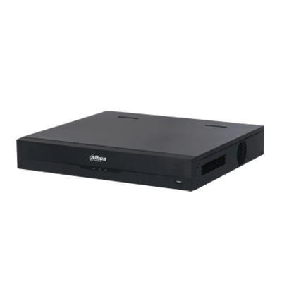 DAHUA NVR4416-16P-EI - NVR de 8 Megapixeles/16 Canales IP/ WizSense/ 4k con IA/ 16 Puertos PoE af/at/ 4 Bahias para Discos Duros/ 1 Canal de Reconocimiento Facial por NVR/ 4 Ch con SMD Plus/ Soporta Cámaras con IA/ 10 Bases de Datos de Rostros/ #LoNuevo