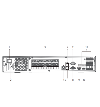 DAHUA DHI-NVR4432-16P-EI -  NVR de 8 Megapíxeles/ 4K WizSense/ 32 Canales IP/ 16 Puertos PoE/ 4 Bahías de Discos Duros/ Smart H.265+/ 1 Canal de Reconocimiento Facial/ SMD Plus/ Rendimiento de 256 Mbps/ Quick Pick/ #LoNuevo 