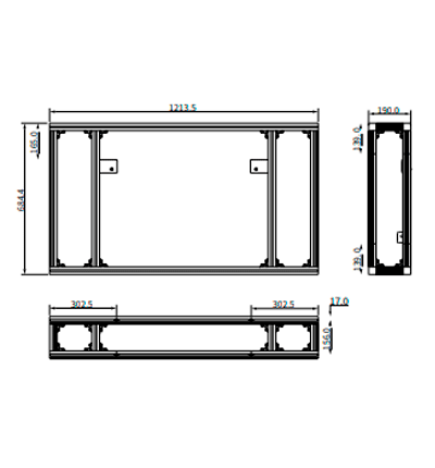 DAHUA LS550UC-E/U-Y - Soporte para Monitor de 55 Pulgadas/ Mantenimiento Trasero/ Para Montaje en en Piso/ Compatible con: DHI-LS550UCM-EF/ ¿