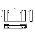 DAHUA LS550UC-E/U-Y - Soporte para Monitor de 55 Pulgadas/ Mantenimiento Trasero/ Para Montaje en en Piso/ Compatible con: DHI-LS550UCM-EF/ ¿