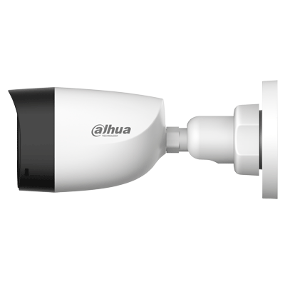 DAHUA HAC-HFW1200CLN-IL-A - Camara Bullet de 2 Megapixeles/ Iluminación Dual Inteligente + FullColor/ Lente de 2.8mm/ 102 Grados de Apertura/ 20 Metros de IR y Luz Visible/ Micrófono Integrado/ IP67/ Soporta:  CVI/CVBS/AHD/TVI/ #LoNuevo