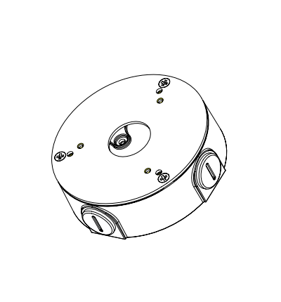 DAHUA PFA13G - Caja de Conexiones Metálica/ Compatible con Domo y Bala/ Consulte la Selección de Accesorios/  Series: HAC-HDW1200/1230/1500/1220SL, IPC-T1B20/40/ IPC-T1B20-L / HAC-HDW1801TL-A/ HAC-HDW1200TL-A/Entre Otras/ Uso Interior/ #LoNuevo