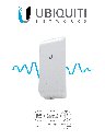 UBIQUITI NANOSTATION LOCOM2 - Radio con antena integrada Airmax 2.4GHz / Exterior / MIMO / Antena panel 8 dBi / 23 dBm / Rendimiento hasta 150 Mbps 