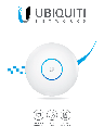 UBIQUITI UAP-AC-PRO - Access Point Inalámbrico UniFi AC / Doble Banda 802.11ac / Interior / MIMO 3x3 / 22 dBm / Hasta 1750 Mbps / Incluye Inyector PoE/
