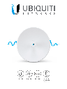 UBIQUITI POWERBEAM AC PBE-5AC-GEN2 - Radio con antena integrada Airmax AC GEN2 5.8GHz / Exterior / MIMO / Antena 25 dBi / 25 dBm / Rendimiento hasta 450 Mbps 