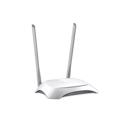 [96518] Router Inalámbrico WISP, 2.4 GHz, 300 Mbps, 2 antenas externas omnidireccional 5 dBi, 4 Puertos LAN 10/100 Mbps, 1 Puerto WAN 10/100 Mbps, control de ancho de banda