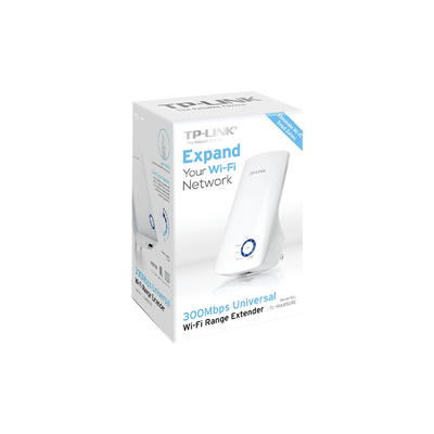 Repetidor / Extensor de Cobertura WiFi N, 300 Mbps, 2.4 GHz , con 1 puerto 10/100 Mbps
