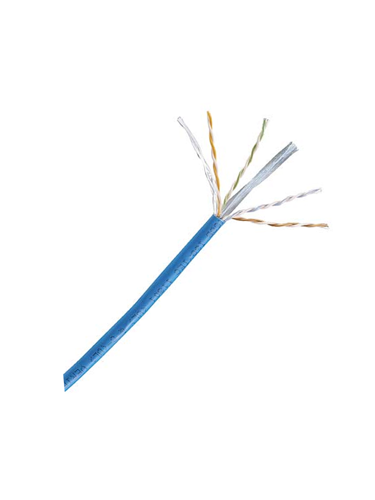 PANDUIT NUC6C04BU-FE CABLE CAT6 100% COBRE/ NETKEY/CAJA DE 305 METROS/COLOR AZUL/ 4 PARES/ 24 AWG / #UTP