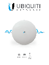 UBIQUITI NANOBEAM AC NBE-5AC-GEN2 - Radio con antena integrada Airmax AC GEN2 5.8GHz / Exterior / MIMO / Antena 19 dBi / 26 dBm / Rendimiento hasta 450 Mbps