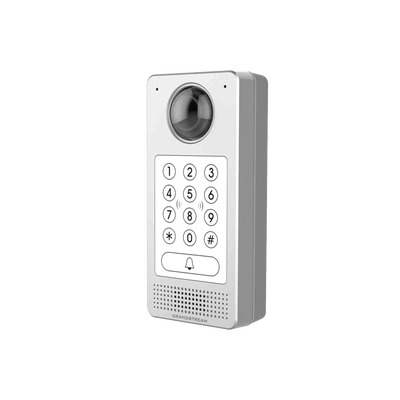 Videoportero IP (SIP) FISHEYE, apertura por código, Antivandálico, llamada y/o tarjeta, teclado retro-iluminación