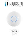 UBIQUITI U6-LITE - Punto de acceso 2x2 Wi-Fi 6 1.5 Gbps con radios de 5 GHz (MU-MIMO y OFDMA) y 2.4 GHz (MIMO)
