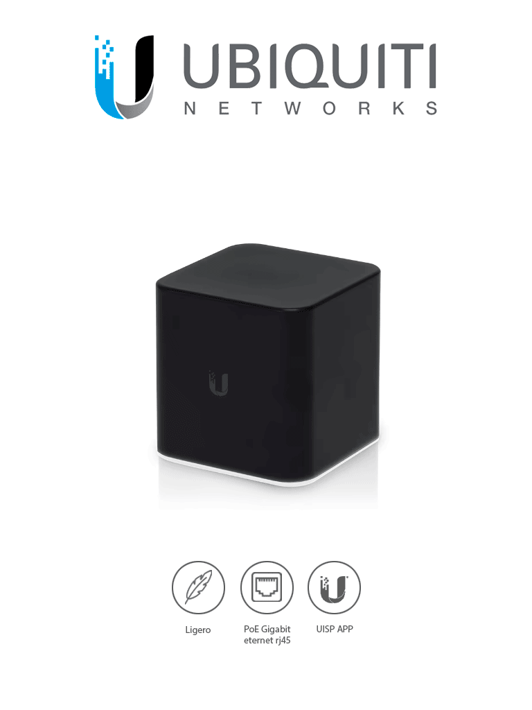 UBIQUITI ACB-ISP - Ruteador Inalámbrico AirCube / 4 Puertos Fast Ethernet / WiFi 2.4GHz a 300 Mbps