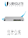 UBIQUITI USW-PRO-24-POE  - UniFi Switch Gigabit PoE PRO / 24 Puertos PoE Gigabit Ethernet / 2 Puertos SFP+ / PoE 400 Watts / Pantalla Informativa / PoE at / PoE bt