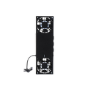 Kit de 2 Ventiladores (12 x 12 cm) con 3 Tomas de Corriente 110 Vca/50 Hz con Clavija.