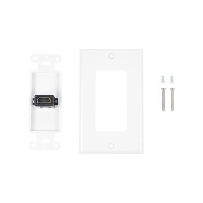 Placa de pared 1 puerto HDMI hembra a hembra 