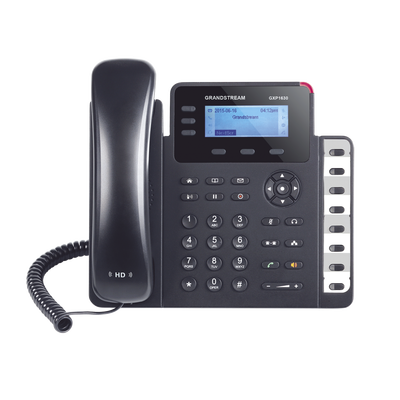 [81240] Teléfono IP SMB de 3 líneas con 3 teclas de función, 8 teclas de extensión BLF y conferencia de 4 vías, PoE