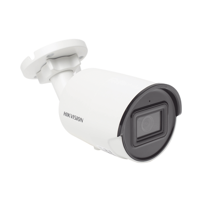 [191178] Bala IP 4 Megapixel / Lente 2.8 mm / 40 mts IR EXIR / Exterior IP67 / WDR 120 dB / PoE / Micrófono Integrado / ACUSENSE (Evita Falsas Alarmas) / Metal  / MicroSD / ONVIF