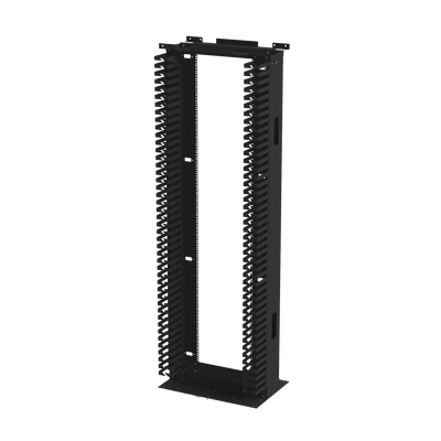 [98023] Rack de Acero de 7ft x 19in, 45UR con Organizadores Verticales Y Guía Superior para Cableado. 