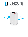 Ubiquiti POE-24-7W-G-WH - Inyector PoE Gigabit/ 24V DC/ 0.3A/ Protección contra descargas/ Capacidad para Reset Remoto