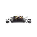 (MICRÓFONO INTEGRADO) KIT TURBOHD 5 Megapixel / DVR 4 Canales / 4 Cámaras Bala con Micrófono Integrado (exterior 2.8 mm) / Fuente de Poder / Accesorios de Instalación