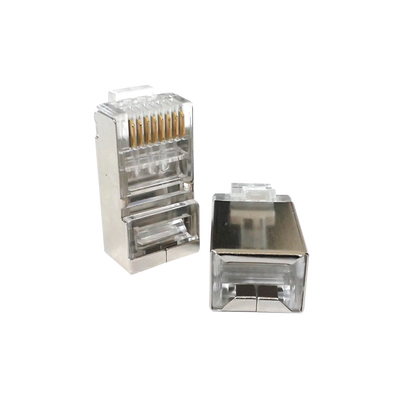 [162758] Conector RJ45 para Cable FTP/STP Categoría 5E - Blindado sin pin a tierra