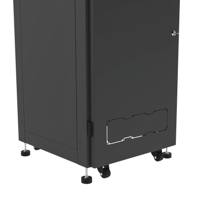 Gabinete Profesional para Telecomunicaciones de 24UR, 600 mm Profundidad.