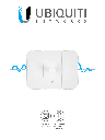 UBIQUITI LTU-LR - Cliente PtMP LTU-LR 5GHz Ideal para Sistemas CCTV / Exterior / 22 dBm / Antena integrada de 26 dBi