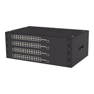 Gabinete para Montaje en Pared liviano, 4 Unidades de rack, Profundidad máxima de trabajo 250 mm