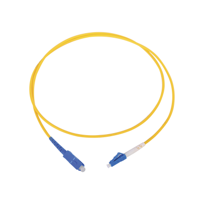 Jumper de Fibra Óptica Monomodo LC/SC Simplex de 1 metro 