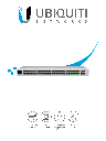 UBIQUITI USW-48-POE UniFi Switch, Capa 2 de 48 puertos (32 puertos PoE 802.3af/at + 16 puertos Gigabit) + 4 puertos 1G SFP, 195W, pantalla informativa
