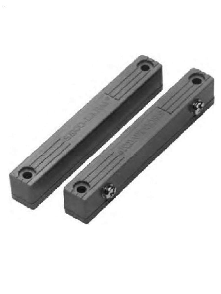 [160816] Seco-Larm SM216QGY - Contacto Magnetico Uso Rudo GRIS con terminales de tornillo Gap 2 3/4 (70mm)  Compatible paneles DSC / RISCO / BOSCH 