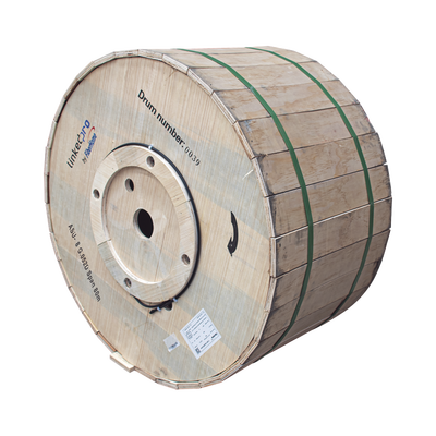 [189137] Carrete de 4 km de Fibra Óptica Aérea Mini ADSS (ASU) G.652D, Monomodo de 8 Hilos, Exterior, Span 80, Loose Tube