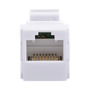 Acoplador UTP Cat6A hembra RJ45 a RJ45 hembra Color Blanco