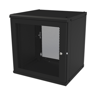 [205921] Gabinete de Pared Fijo, Puerta Perforada, Rack 19in,  de 12 Unidades de Rack