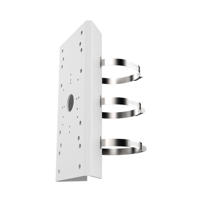 Montaje para Poste / Compatible con PTZ HIKVISION / Acero Inoxidable