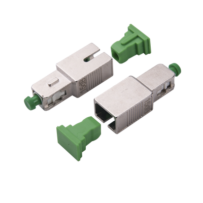Atenuador óptico macho-hembra con conector SC/APC de 15dB para fibra Monomodo 
