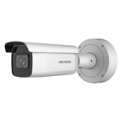 [199586] Bala IP 8 Megapixel (4K) / Lente Mot. 2.7 a 13.5 mm / 60 mts IR EXIR / Videoanalíticos / AcuSense / DarkFighter / Exterior IP66 / IK10 / WDR 120 dB / PoE+ / Entrada y salida de Audio y Alarmas