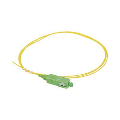 Pigtail de Fibra Óptica Monomodo SC/APC, simplex de 1 metro